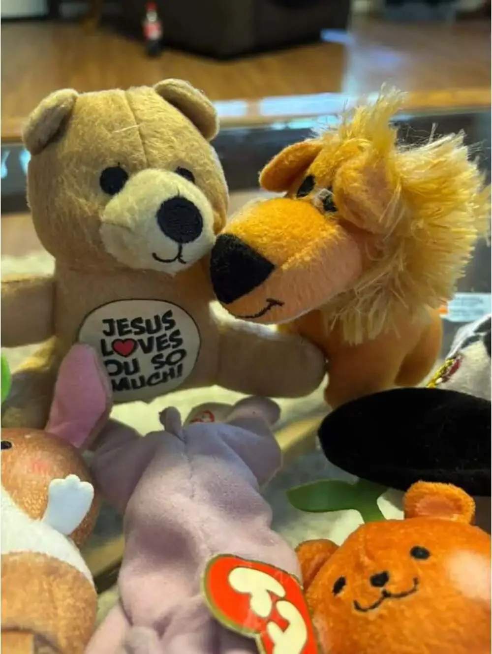 Assorted Small Plush Toy Lot with Ty Beanie Baby